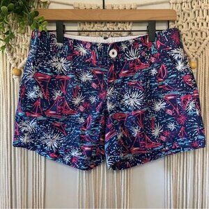 LILLY PULITZER Sparks Fly Glow In The Dark Callahan Shorts Zero